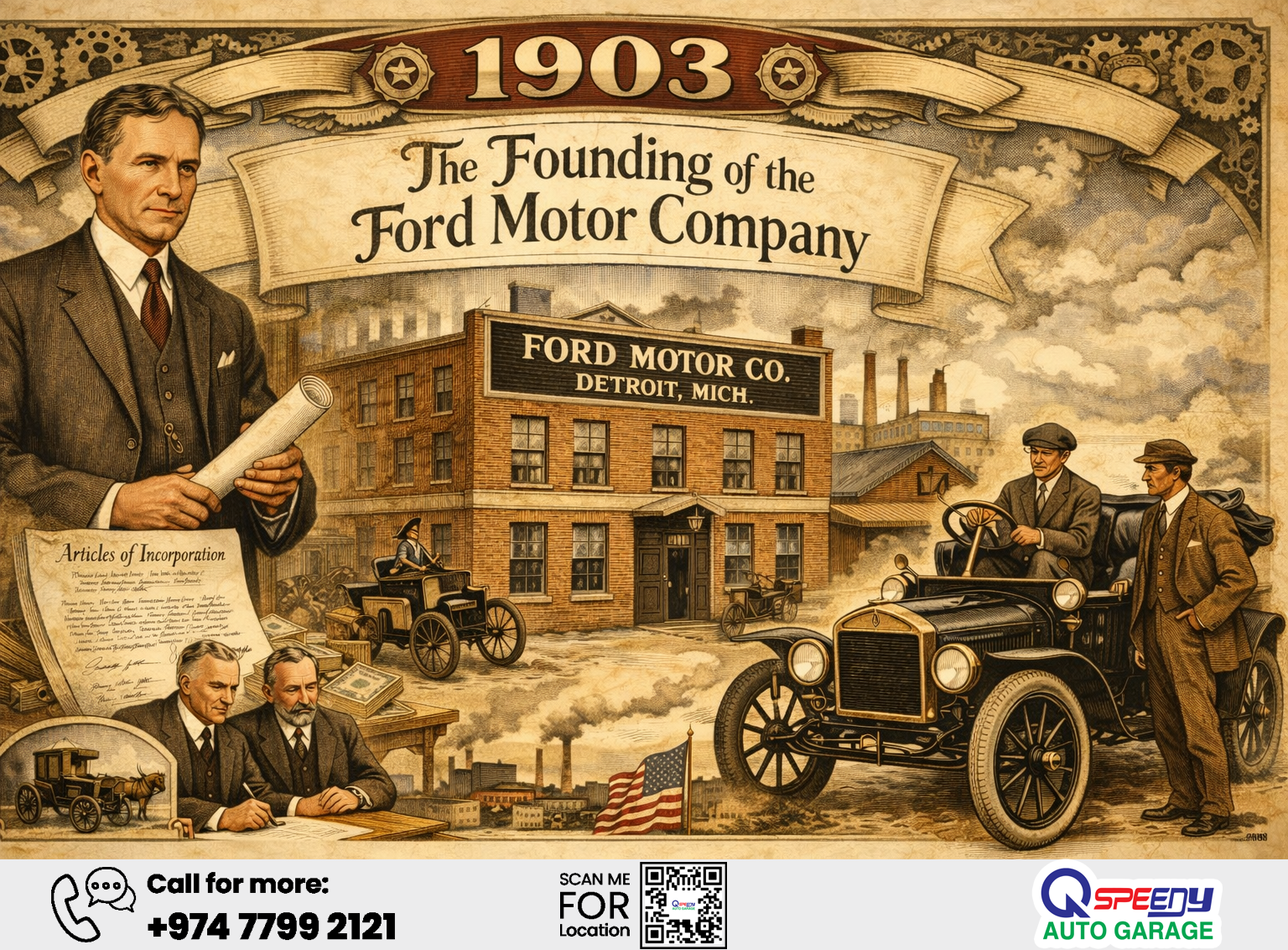 1903 – The Founding of the Ford Motor Company